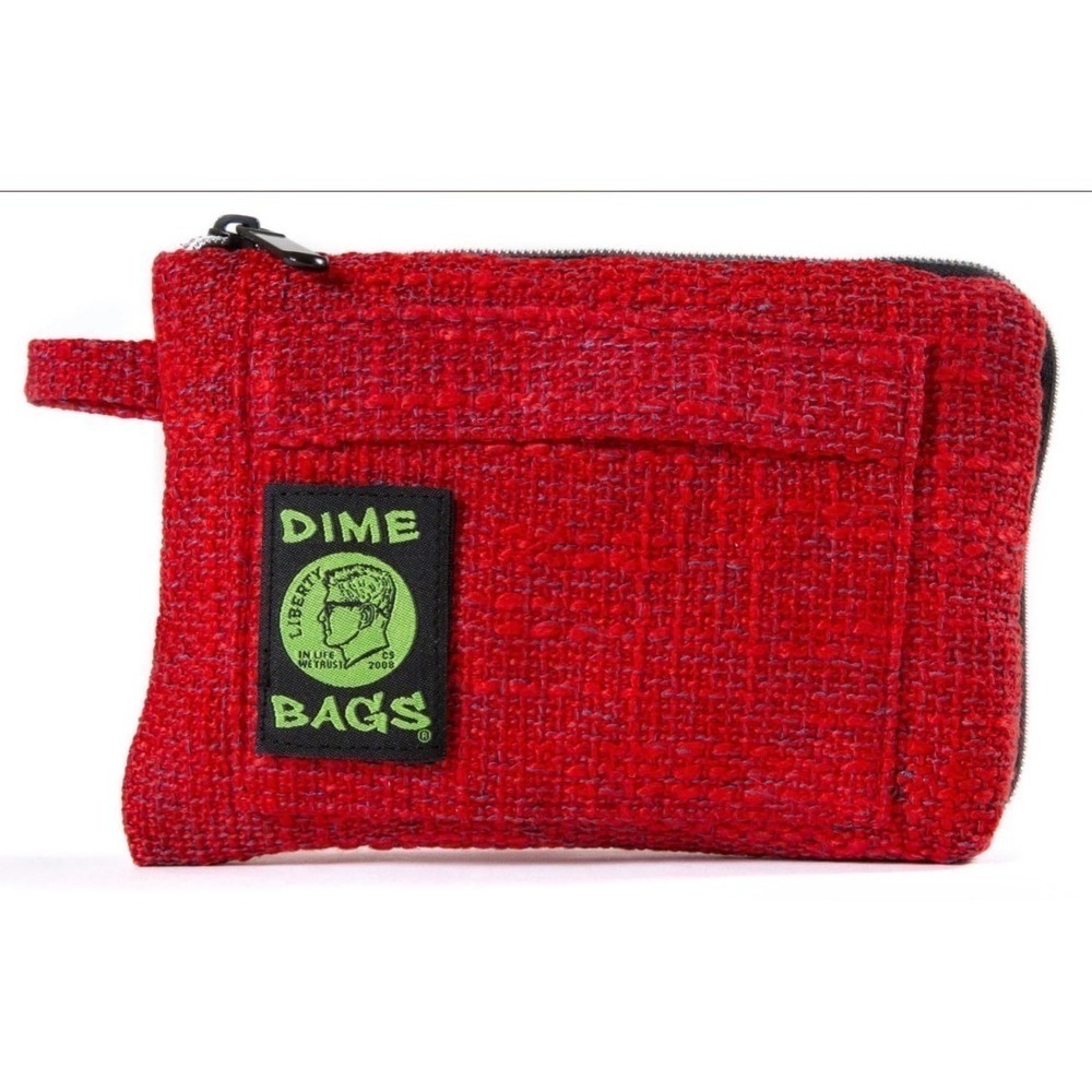 8" Padded‎ Pouch From Dime Bags-Red NWT